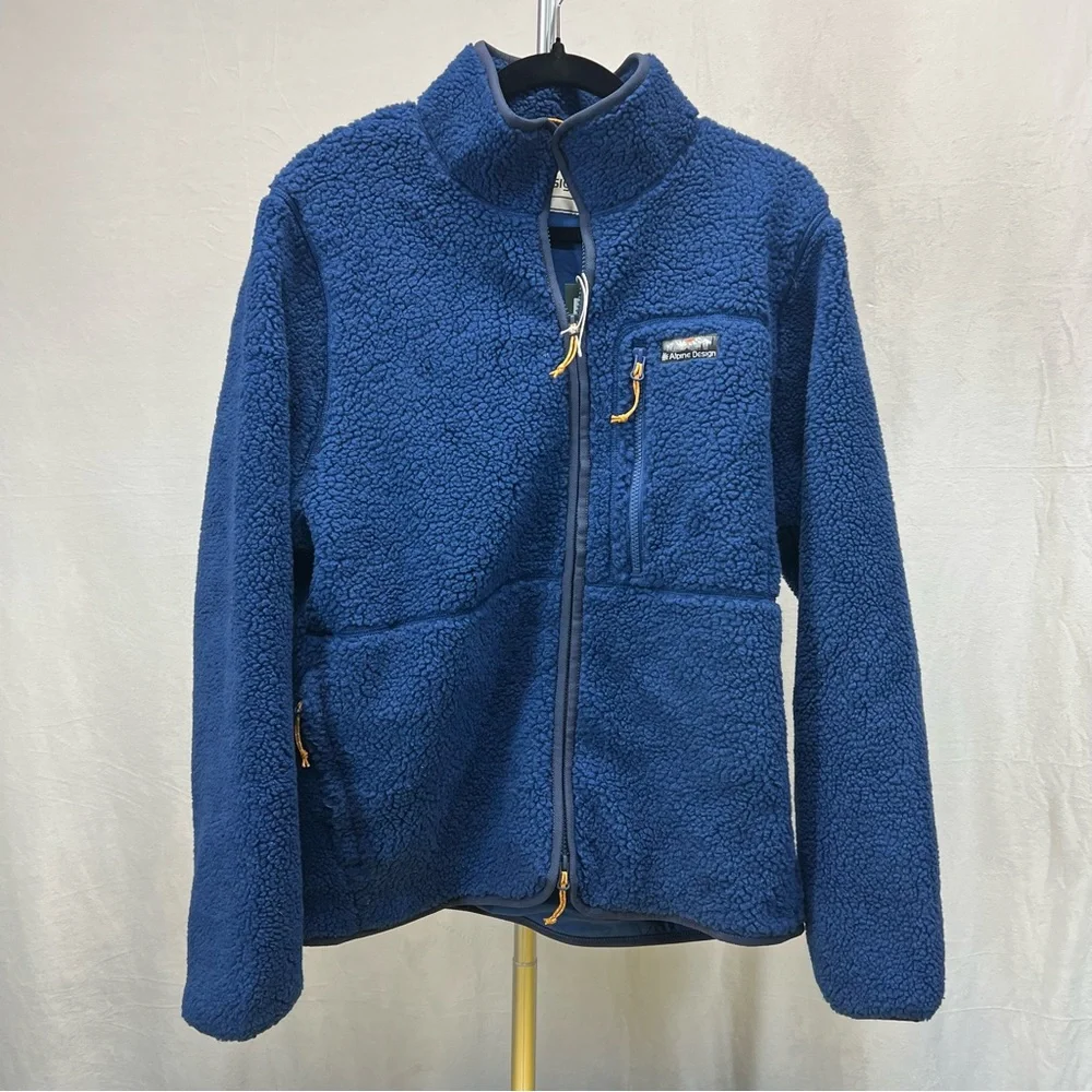 Alpine Design Men’s Mountain Lake Sherpa‎ Fleece Jacket Medium